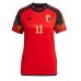 Belgicko Yannick Carrasco #11 Domáci Ženy futbalový dres MS 2022 Krátky Rukáv